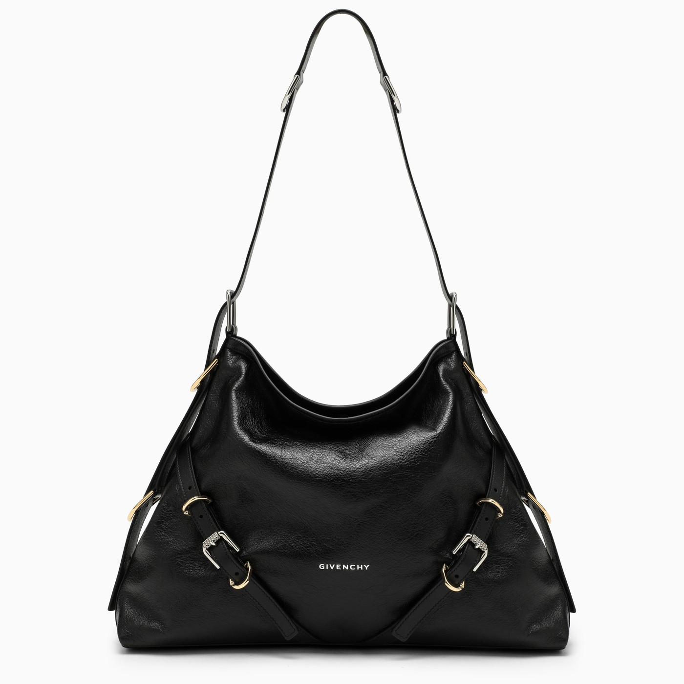 Givenchy Medium Voyou bag in black leather TheDoubleF