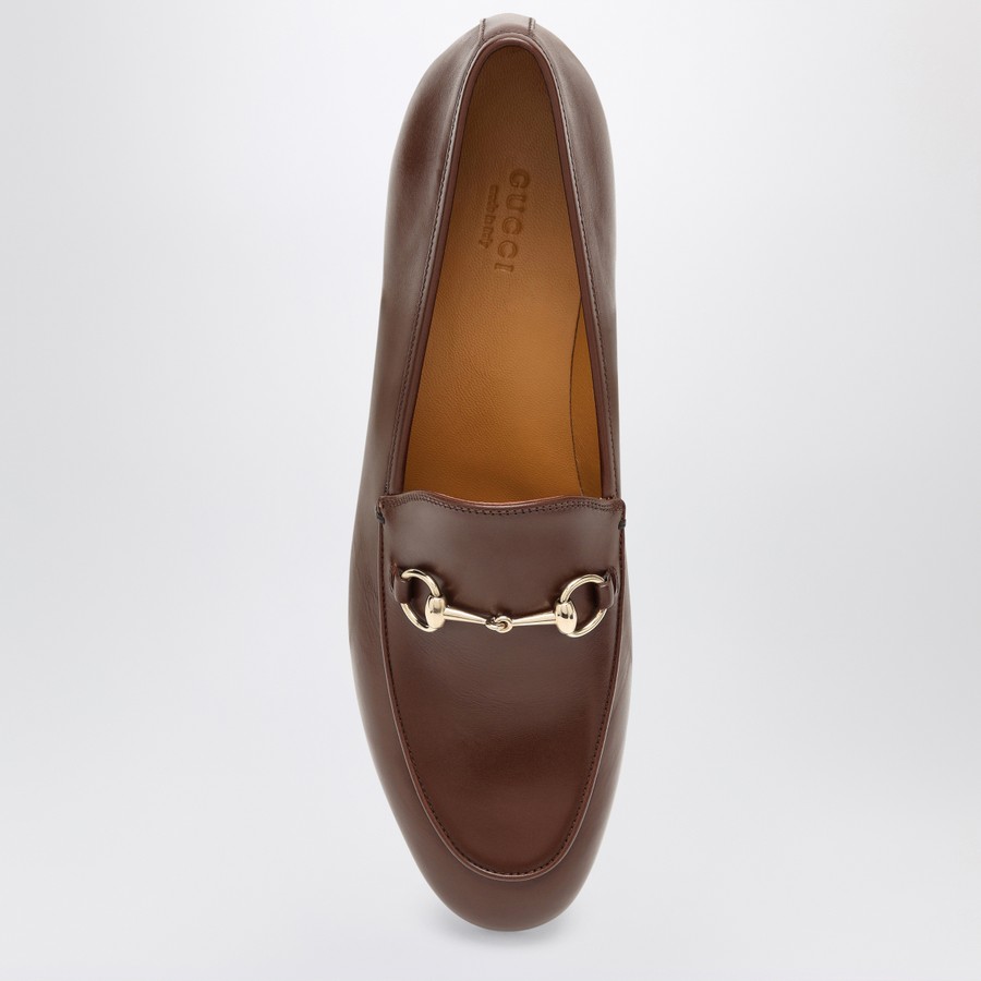 GUCCI Mocassino Jordaan marrone in pelle | TheDoubleF