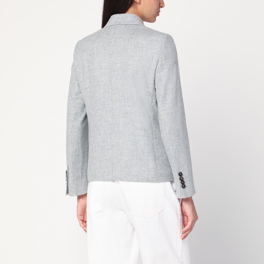 ジャケット Brunello Cucinelli Grey Double-Breasted Wool Jacket Brunello Cucinelli Grey double-breasted wool jacket | TheDoubleF