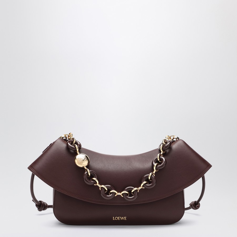 【LOEWE】OLA SMALL BAG◆AP22P22X02 Loewe Ola medium bag in Dark Burgundy | TheDoubleF