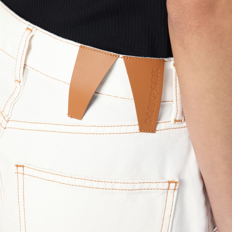 DARKPARK Jeans balloon Khris bianco | TheDoubleF