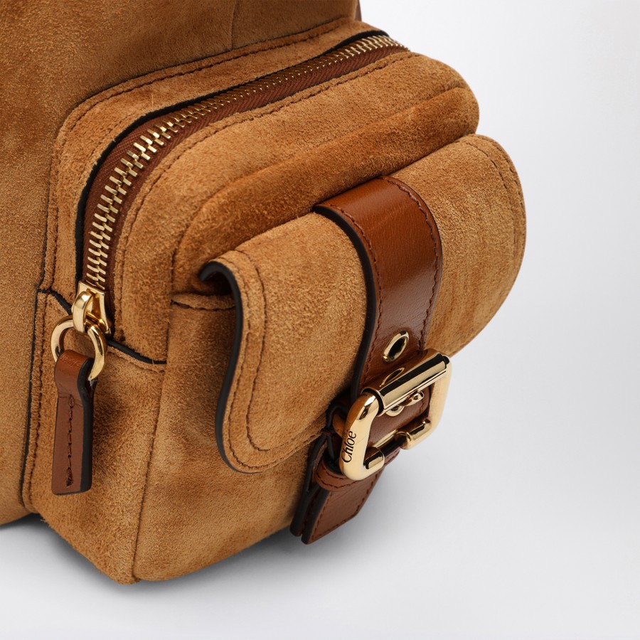 Chloé Tan coloured suede leather Camera bag | TheDoubleF