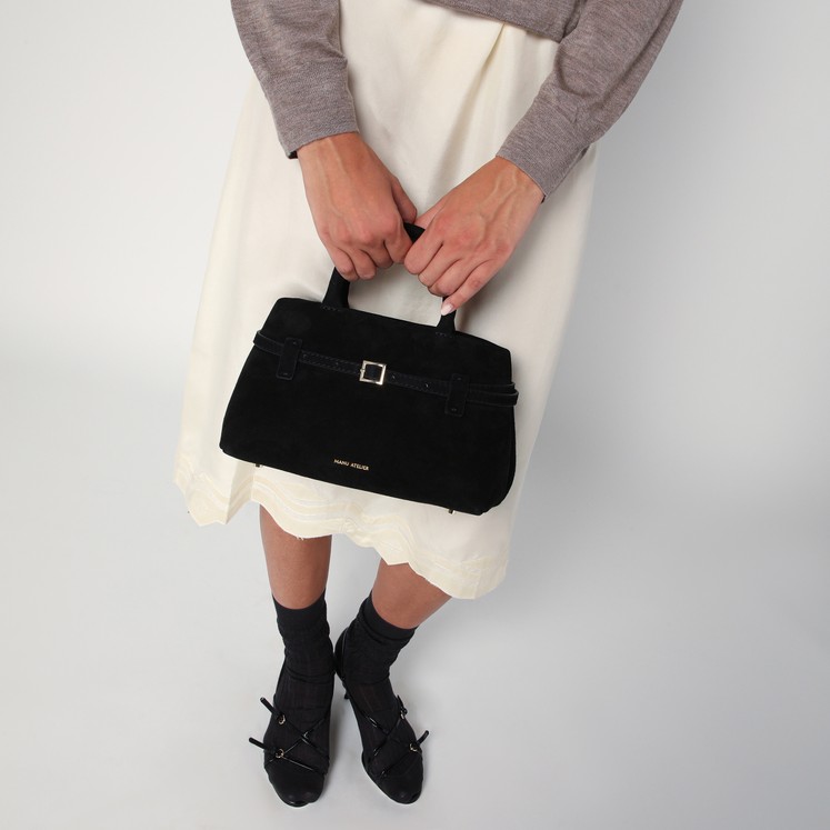 Balenciaga Smooth black calfskin Small Rodeo bag | TheDoubleF