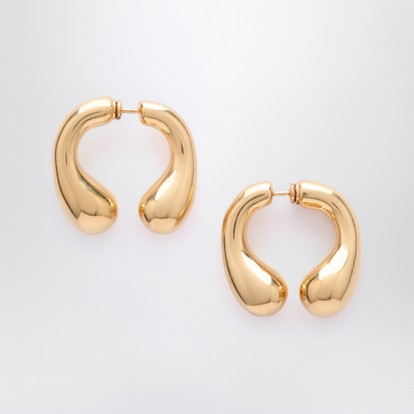 【関税込み】Panconesi ゴールド P Helix ピアス PANCONESI P Helix Gold Tone Earrings | jentestore