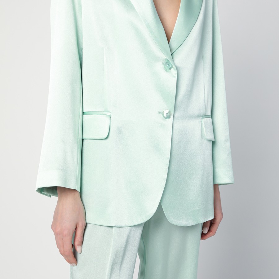 ジャケット Semicouture Christiana jacket in aqua green Semicouture Christiana jacket in aqua green | TheDoubleF