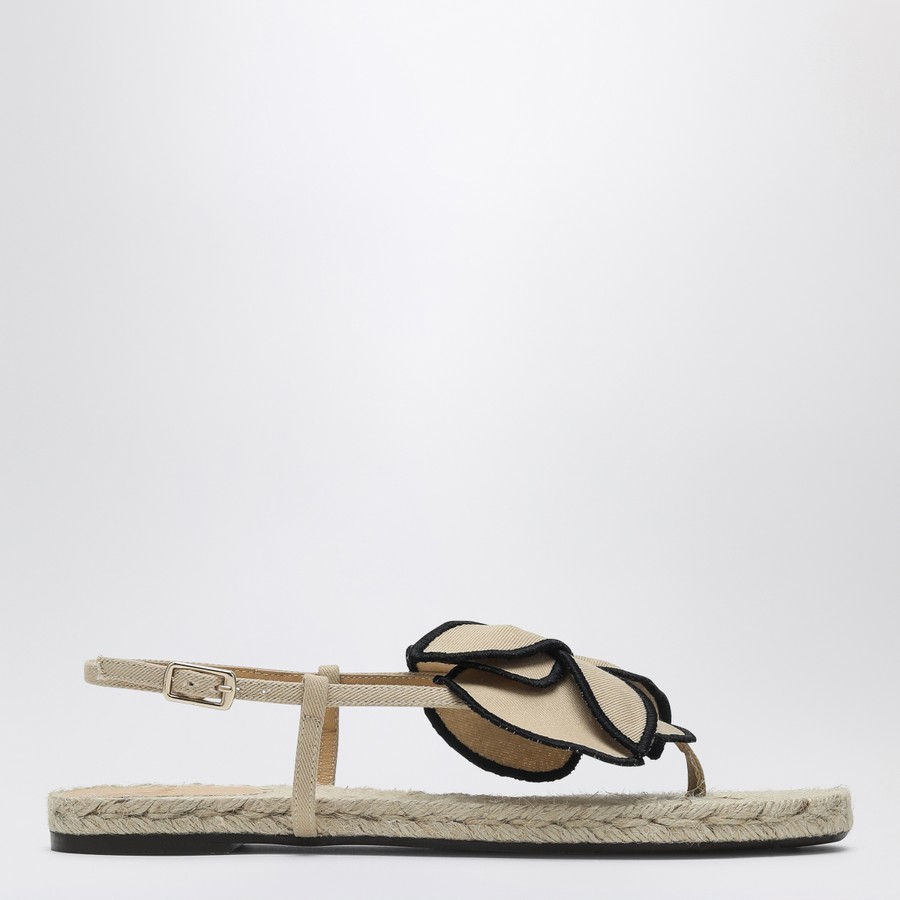 シューズ・サンダルその他 Castaner Sandal in sand color with flower Castañer Sandal in sand color with flower | TheDoubleF