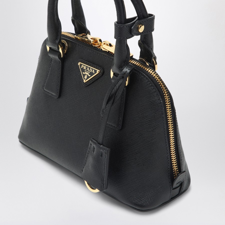 ハンドバッグ PRADA HAND BAG (1BA851VEOONZV F0002) Black leather handbag – G&B