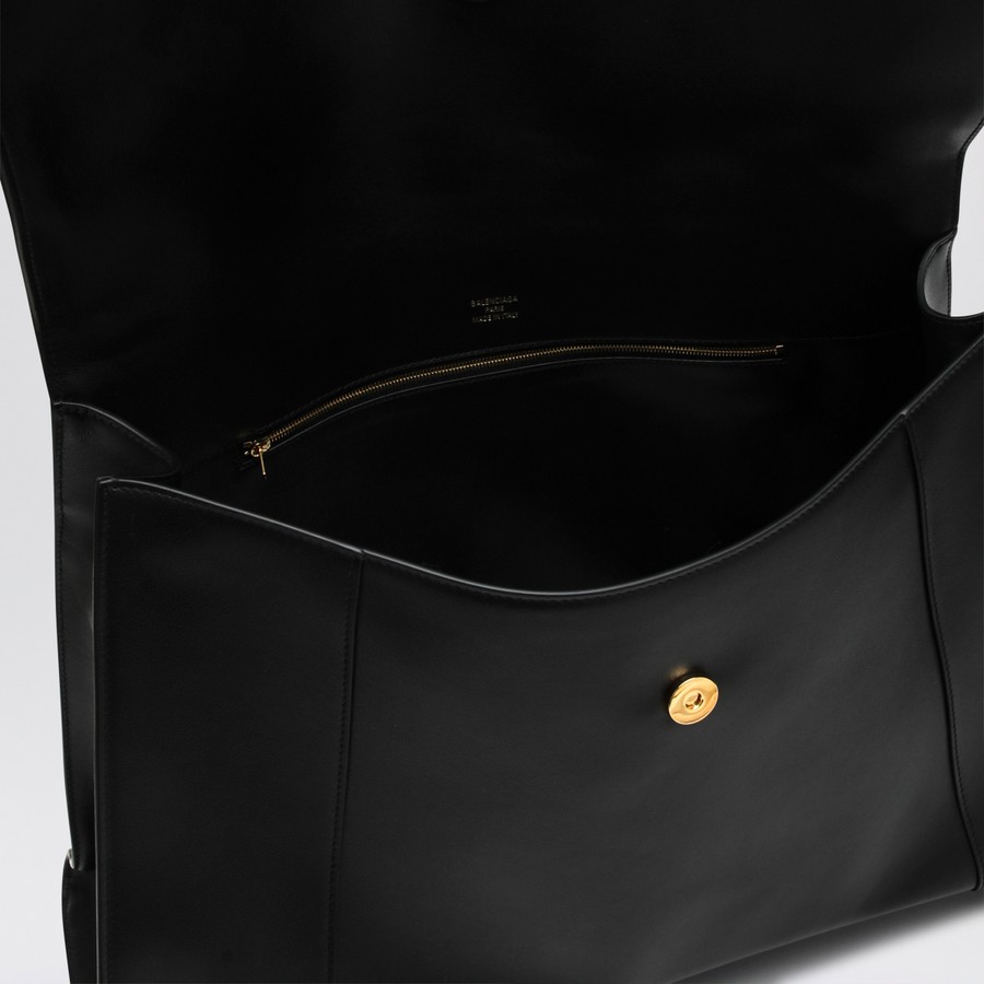 Balenciaga Black Hourglass Soft Large Bag | TheDoubleF