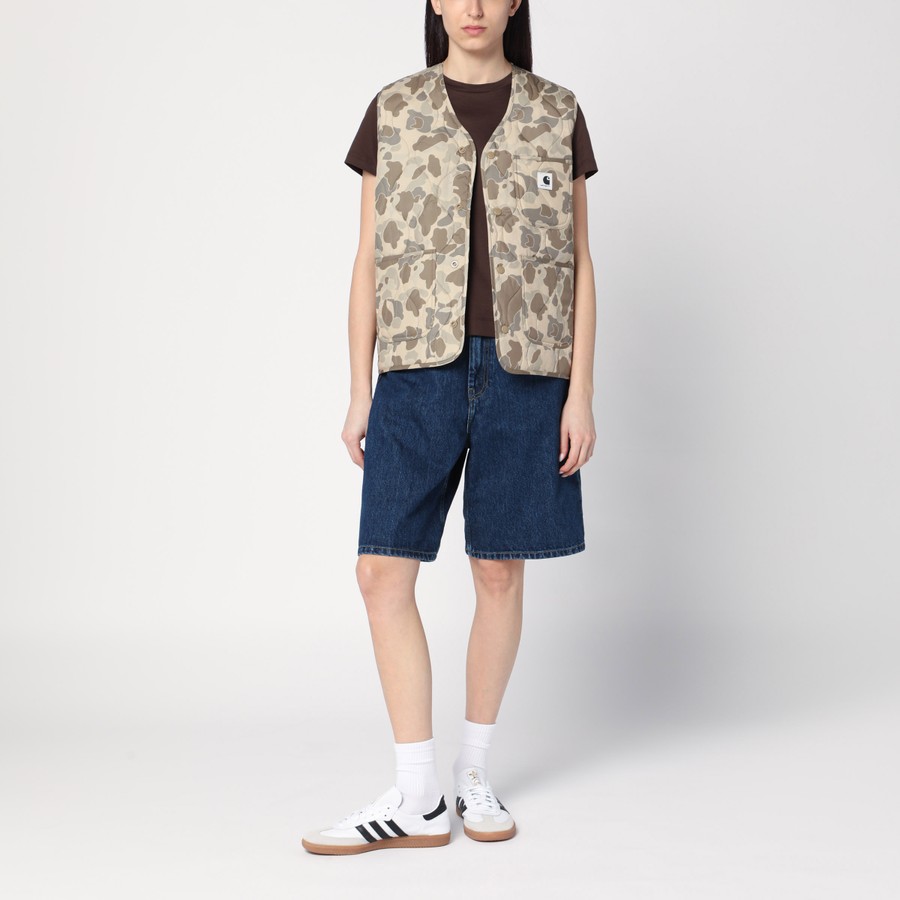 Carhartt WIP W' Skyler Vest Camo Duck Desert | TheDoubleF