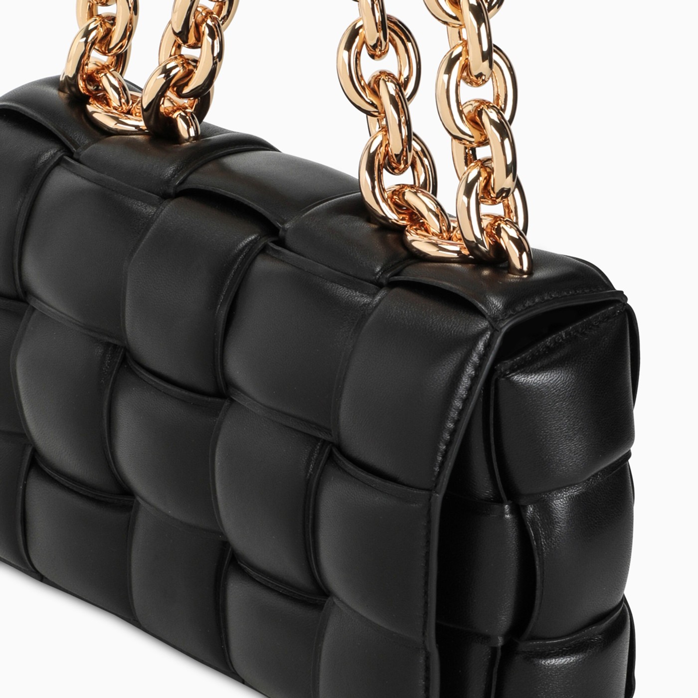 Bottega Black/gold The Chain Cassette bag TheDoubleF