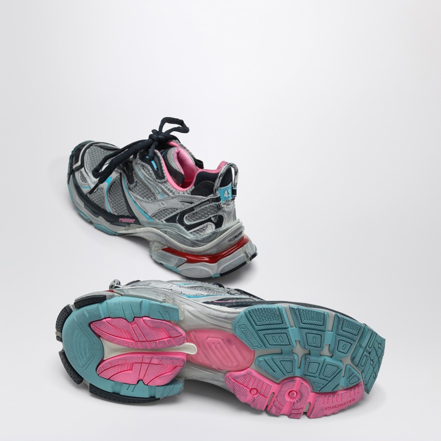 【Balenciaga】RUNNER 2 MESH◆779066W3RXP Balenciaga Runner 2.0 grey/blue/pink sneaker | TheDoubleF