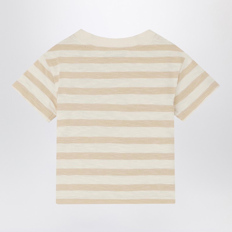 キッズワンピース・オールインワン Bonpoint SS25 SHIRT STRIPES/FLOWER (S05GSHW00001 915A) Bonpoint Kids Clothes | Childsplay Clothing