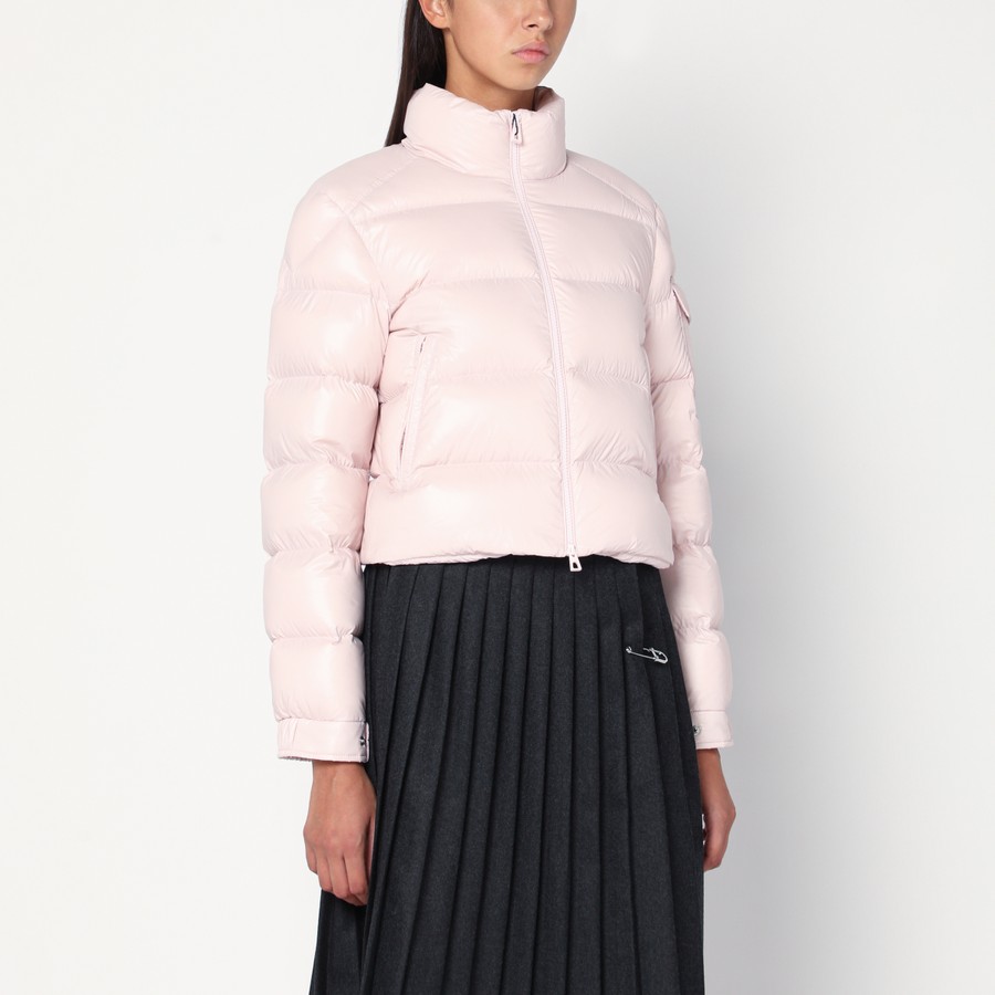 Moncler Light pink Petra short puffer jacket | TheDoubleF