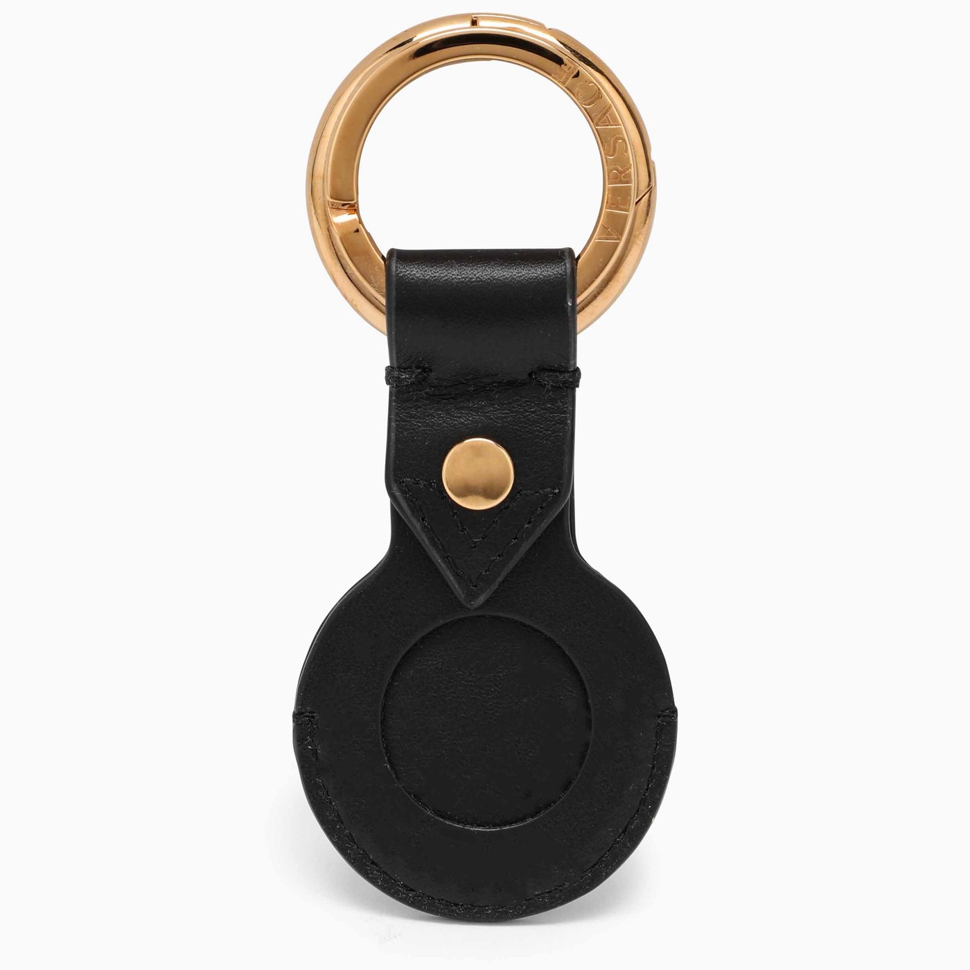 Versace Black leather key ring TheDoubleF