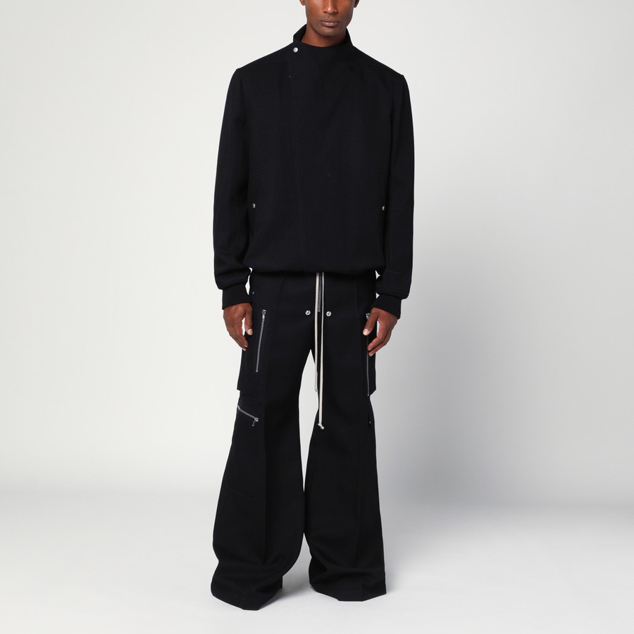 Rick Owens Black wool zip jacket | TheDoubleF