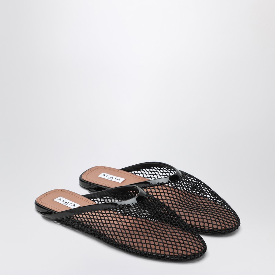 サンダル・ミュール ALAIA Mesh Mules ALAIA Mesh Flat Mules | Neiman Marcus