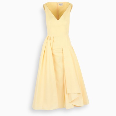 alexander mcqueen yellow dress
