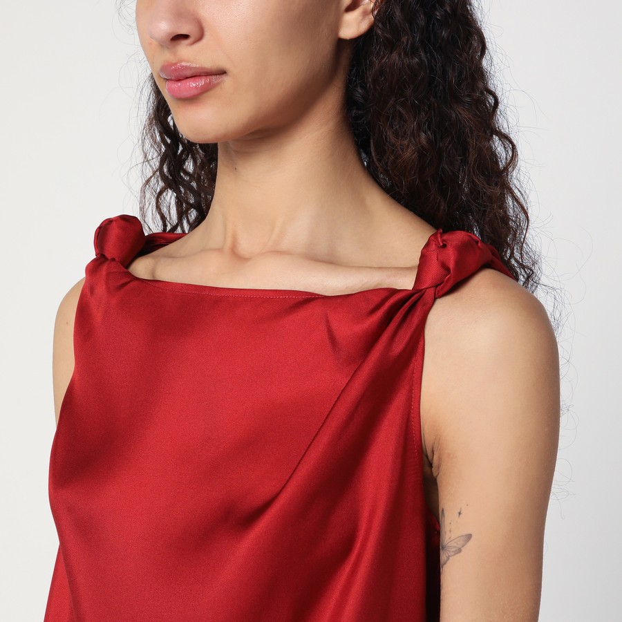 ワンピースその他 Loulou Studio Red midi dress in silk Loulou Studio Red midi dress in silk | TheDoubleF