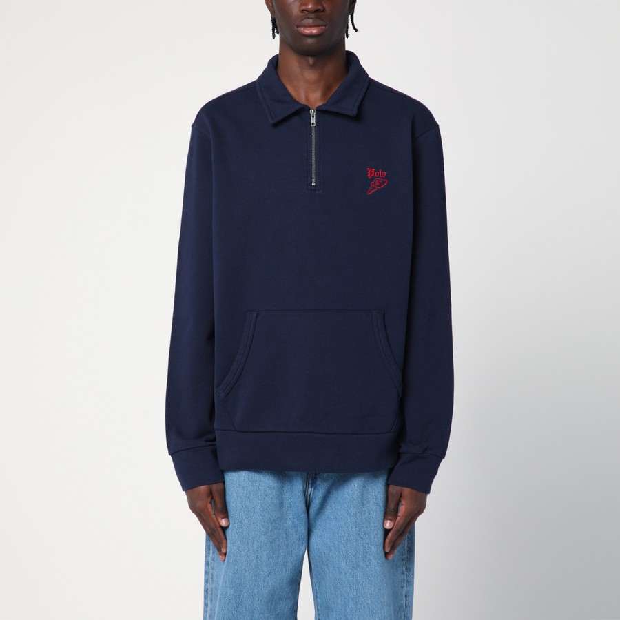 Polo Ralph Lauren Navy blue cotton sweatshirt | TheDoubleF