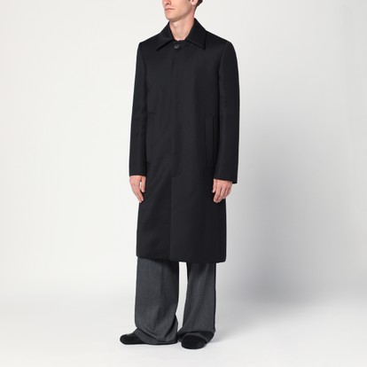 ジャケット・アウター FEAR OF GOD HIGH NECK TRENCH COAT Fear of God Black wool trench coat with high collar | TheDoubleF