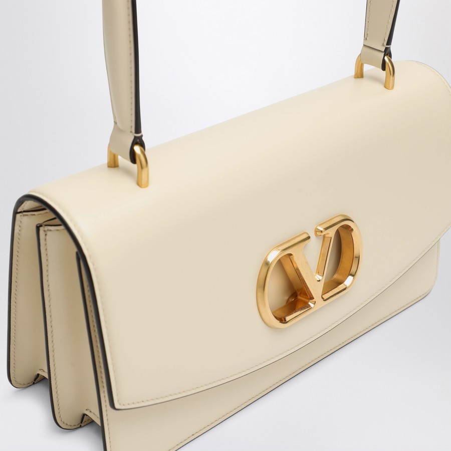 バッグ・カバンその他 Valentino Garavani Vain bag in butter White glossy calfskin Valentino Garavani Vain Shoulder Bag In Shiny Calfskin for