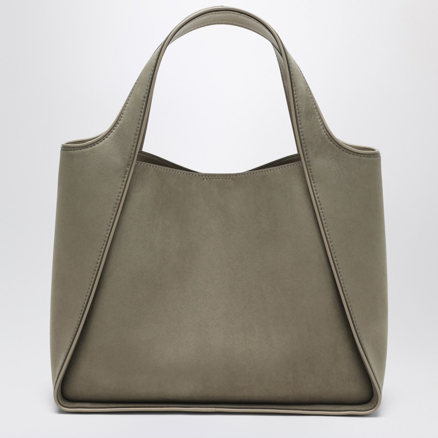 トートバッグ Stella Mccartney Khaki-Coloured Medium Stella Logo Bag Stella McCartney Khaki-coloured medium Stella Logo bag