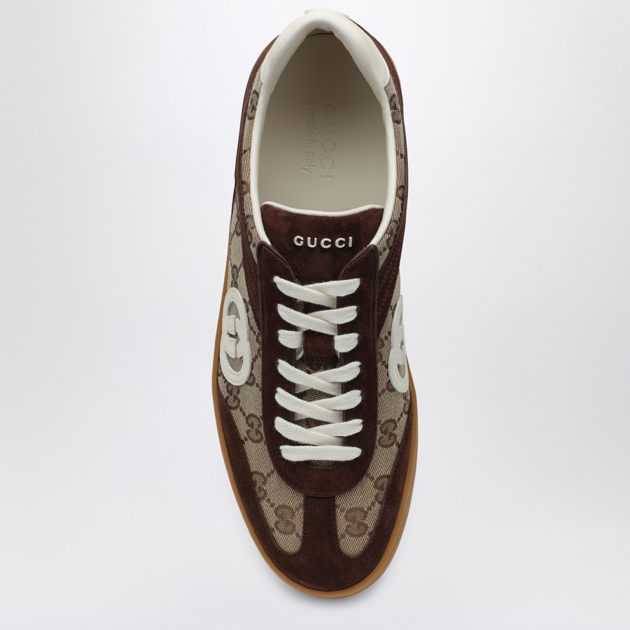 スニーカー GUCCI SNEAKERS WITH GG CROSS DETAIL IN SUEDE LEATHER GUCCI Sneakers with GG cross detail in suede leather