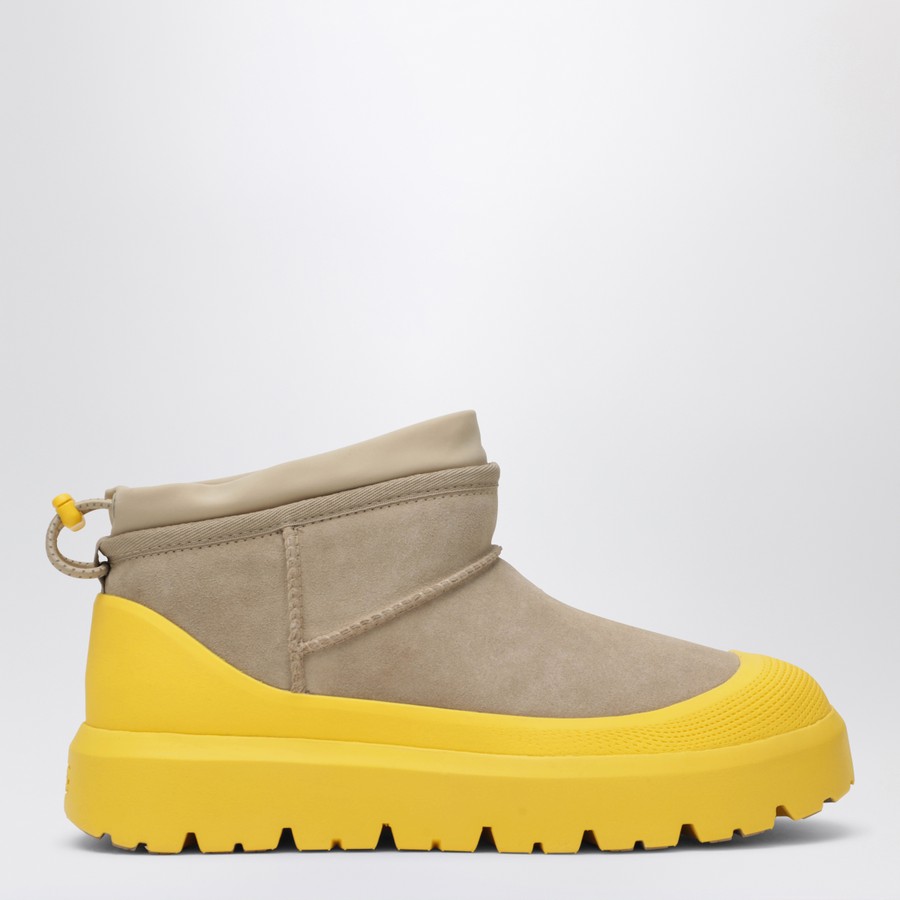 UGG Classic Ultra Mini Weather Hybrid Boots mustard | TheDoubleF