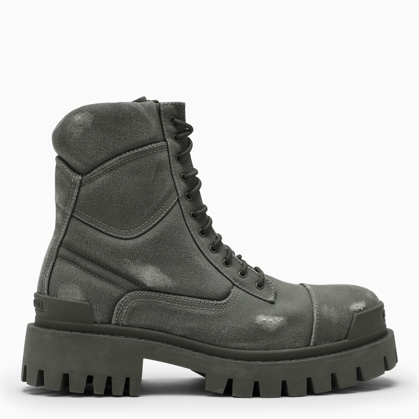 Balenciaga Strike military canvas boot TheDoubleF