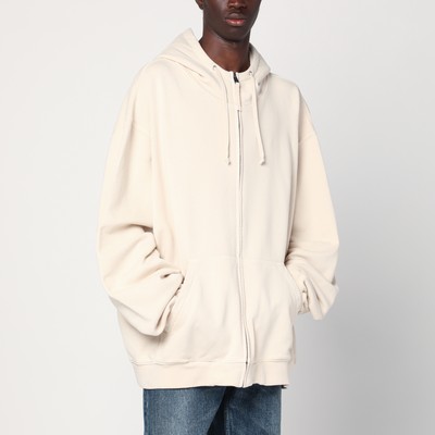 パーカー・フーディ Maison Margiela Ecru Cotton Hoodie With Front Zip Maison Margiela - ECRU DIGITAL LOGO ZIP HOODIE – LE LABO STORE