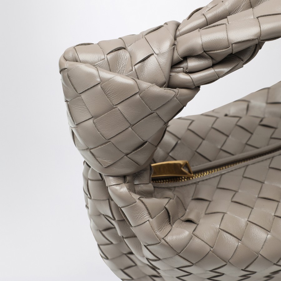Bottega Veneta Small Jodie bag in Limestone colour | TheDoubleF