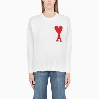 oversize ami de coeur crewneck sweater