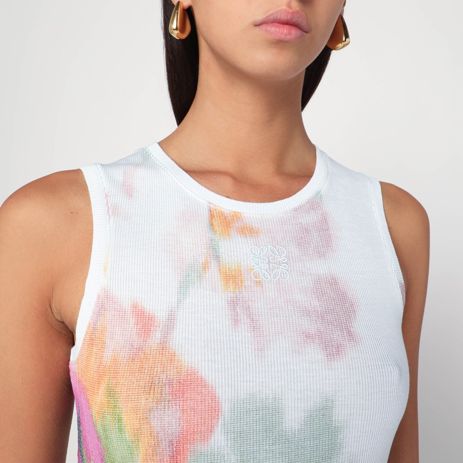 Loewe Silk-blend dress with floral digital print | TheDoubleF