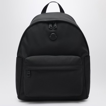 Moncler Grenoble Black nylon backpack with logo | TheDoubleF