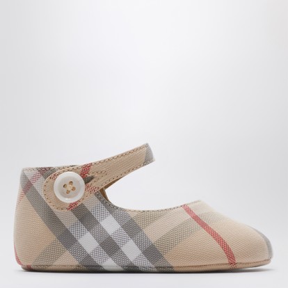 SALE【BURBERRY】Beige☆チェック柄 コットン混 フーディー Burberry Beige PVC Exterior Bags & Handbags for Women for