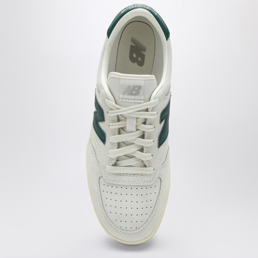 スニーカー New Balance T500 White Green Suede Sneaker New Balance T500 white/green suede sneaker | TheDoubleF
