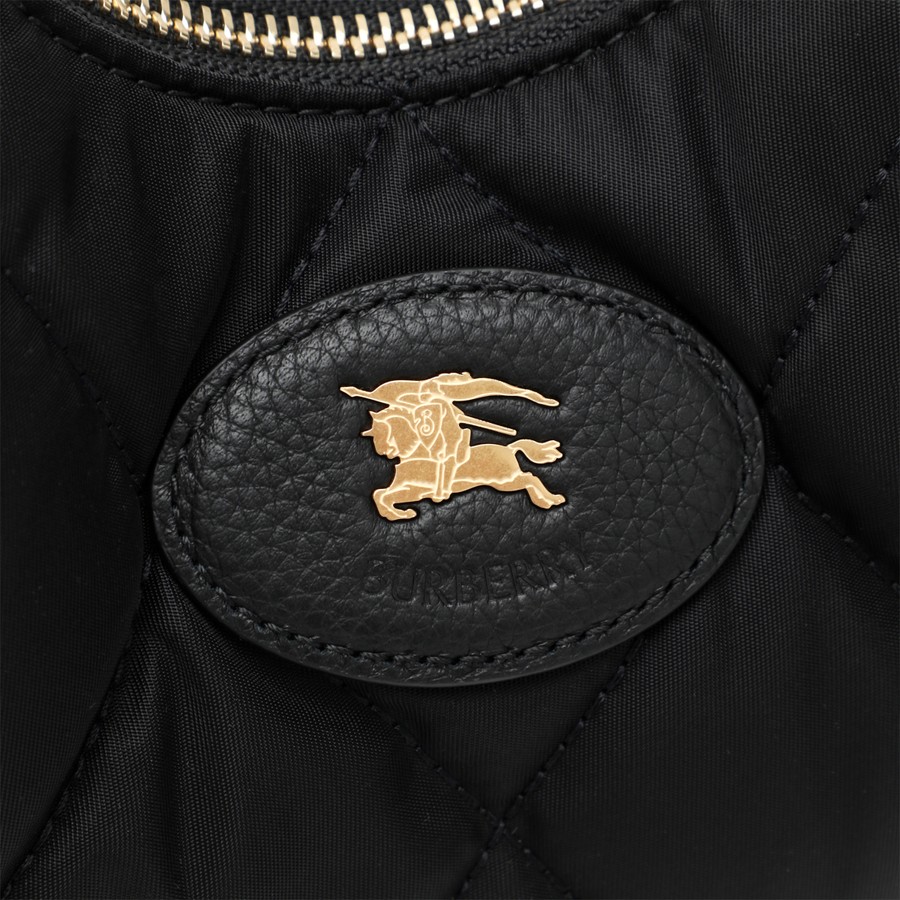 Burberry Black horseshoe shoulder bag | TheDoubleF