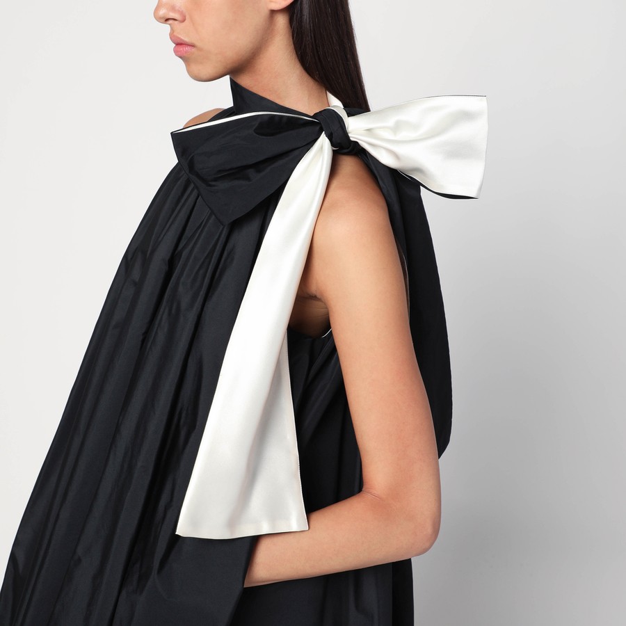 ワンピースその他 Max Mara Pianoforte Sleeveless dress in black taffeta Max Mara Pianoforte Sleeveless dress in black taffeta