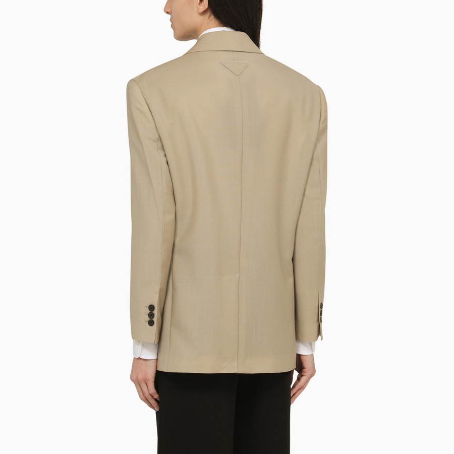 ジャケット PRADA SS24 Multicolor wool blazer (P564OHSOOO14XI F0170) Prada Logo Print Zip Jacket | Green | FARFETCH HK