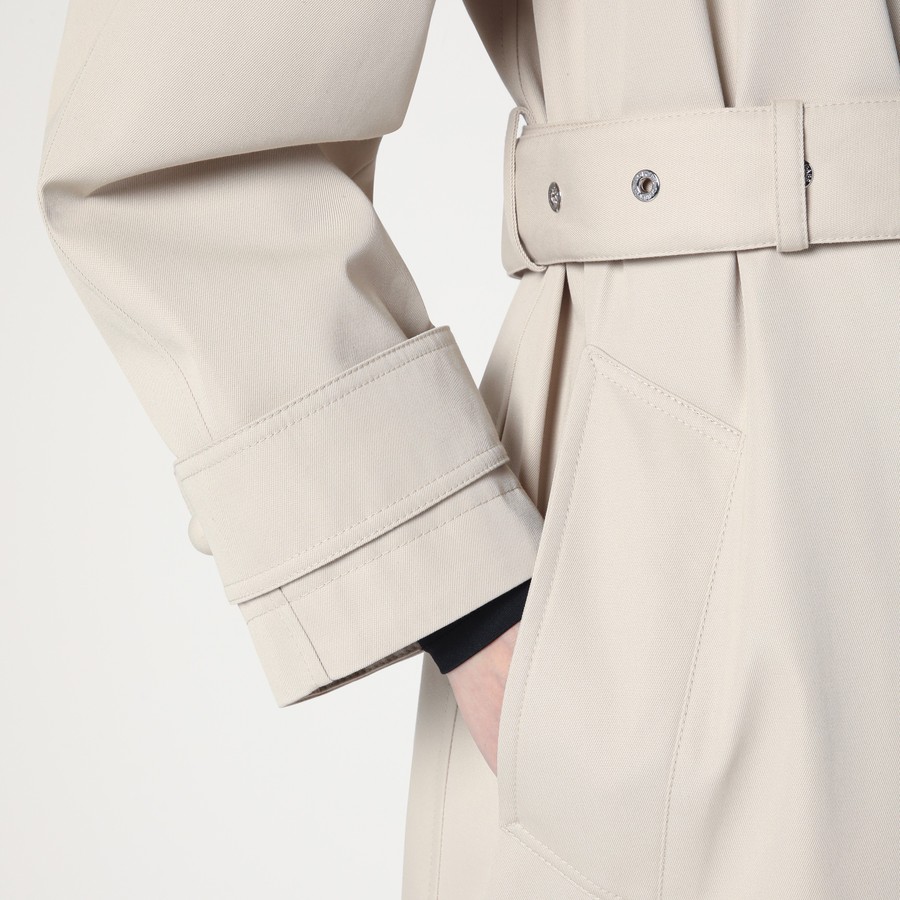 ジャケット Dolce&Gabbana Beige trench in cotton drill Dolce&Gabbana Beige trench in cotton drill | TheDoubleF