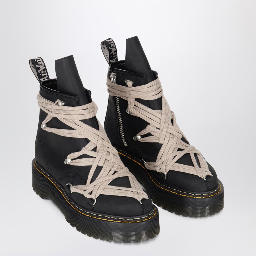 Dr. Martens x Rick Owens 1460 Quad Sole Megalace black boots