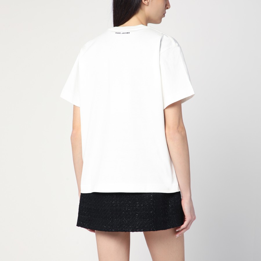 【関税&送料込】Marc Jacobs White Trompe L Oeil T-Shirt With Marc Jacobs White Trompe L'oeil T-shirt with lingerie print