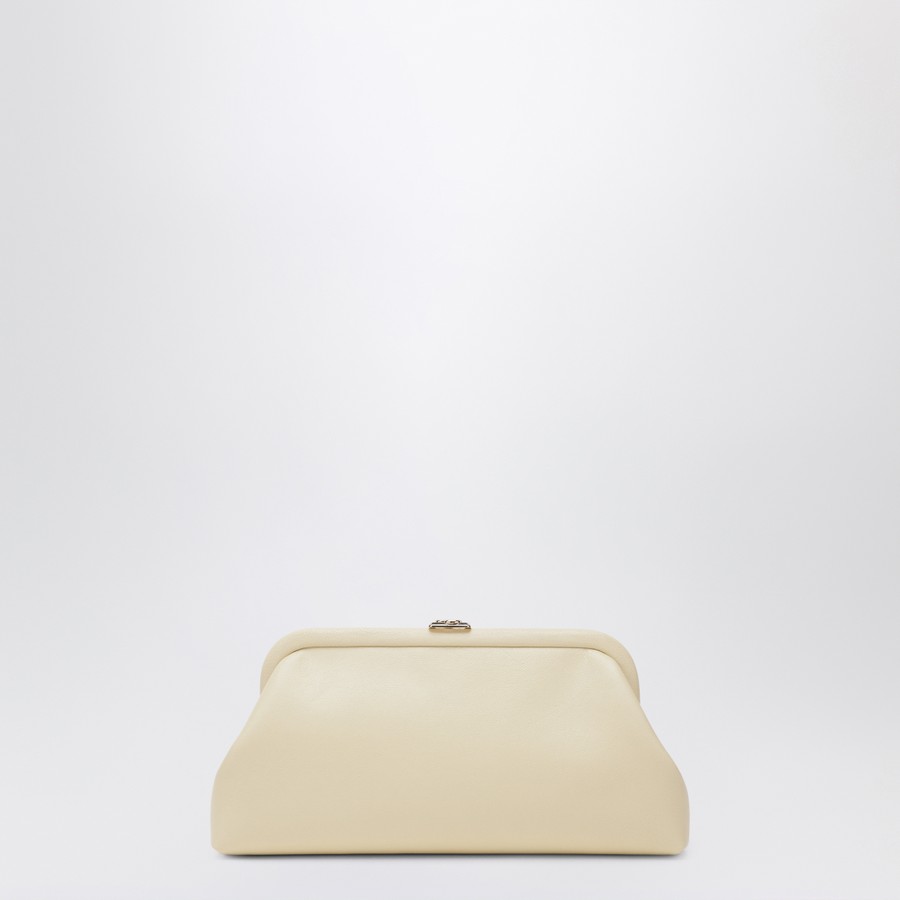 【関税&送料込】Jimmy Choo Skylar Clutch In Butter-Colored L Jimmy Choo Skylar clutch in butter-colored leather | TheDoubleF