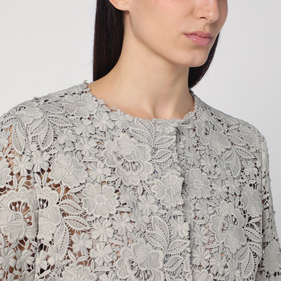 ジャケット P.A.R.O.S.H. Light grey lace long jacket P.A.R.O.S.H. Light grey lace long jacket | TheDoubleF