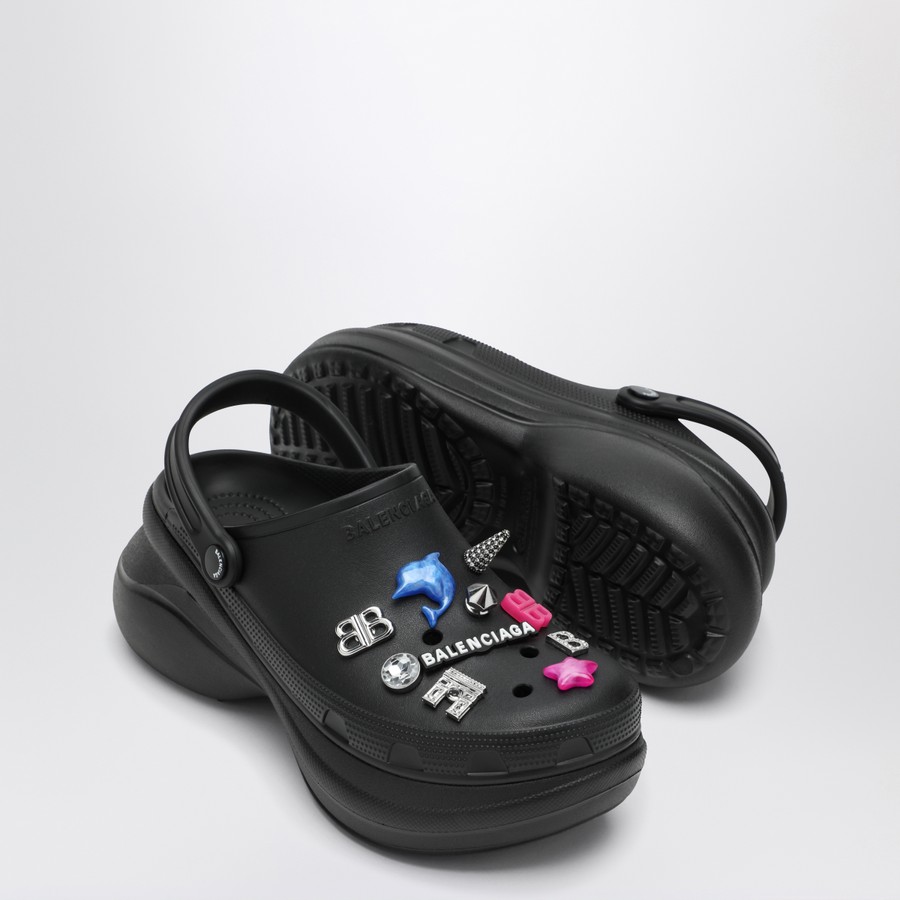 Balenciaga Black Crocs Jibbitz | TheDoubleF