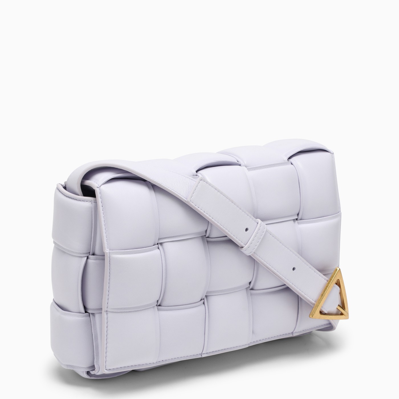 Bottega Veneta Lilac Padded Cassette Bag Thedoublef