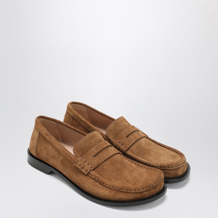 フラットシューズ Loewe Multicolour Calf Leather Loafers With Decorative Strap Loewe Multicolour Calf Leather Loafers With Decorative Strap