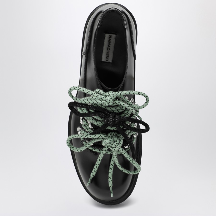 NAMACHEKO Black leather Derby shoes | TheDoubleF