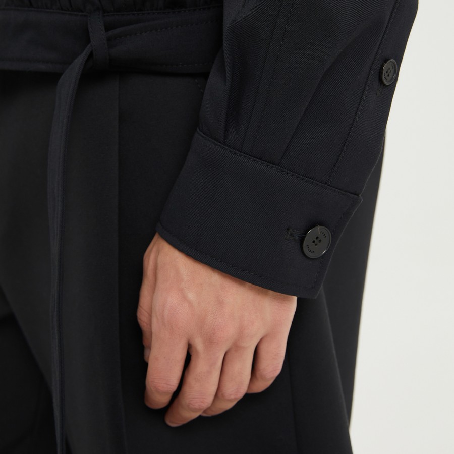 1989 STUDIO Dark blue short trench jacket | TheDoubleF