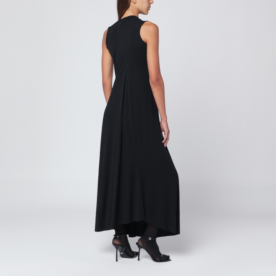 Balenciaga Robe longue noire sans manches TheDoubleF